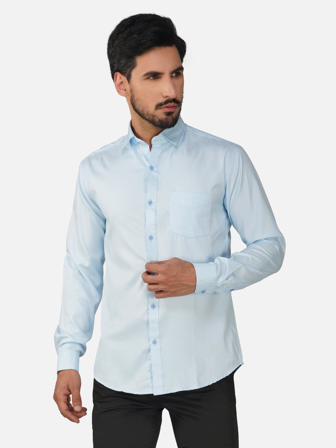 Sweetyster Sky Blue Shirt – Perfect Blend of Style & Comfort