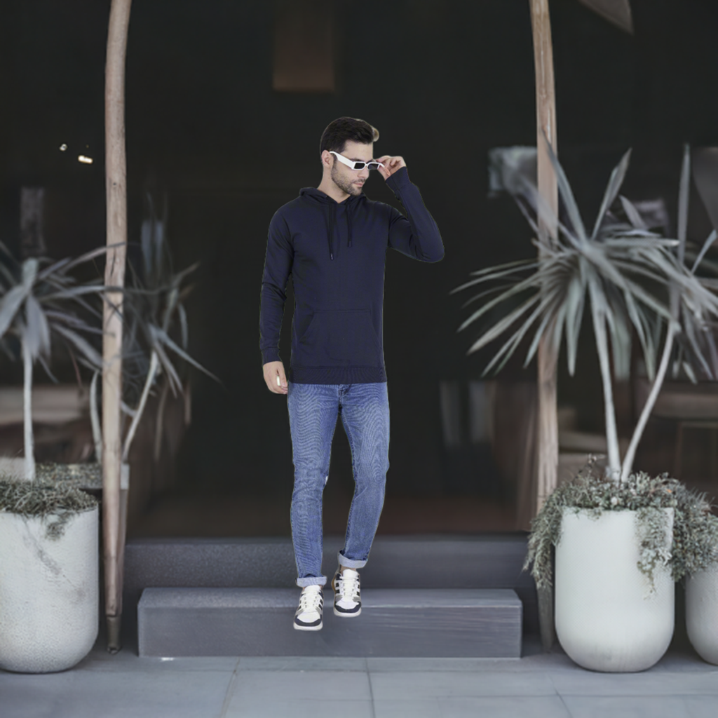 Premium Quality Hoodies for Men in Navy