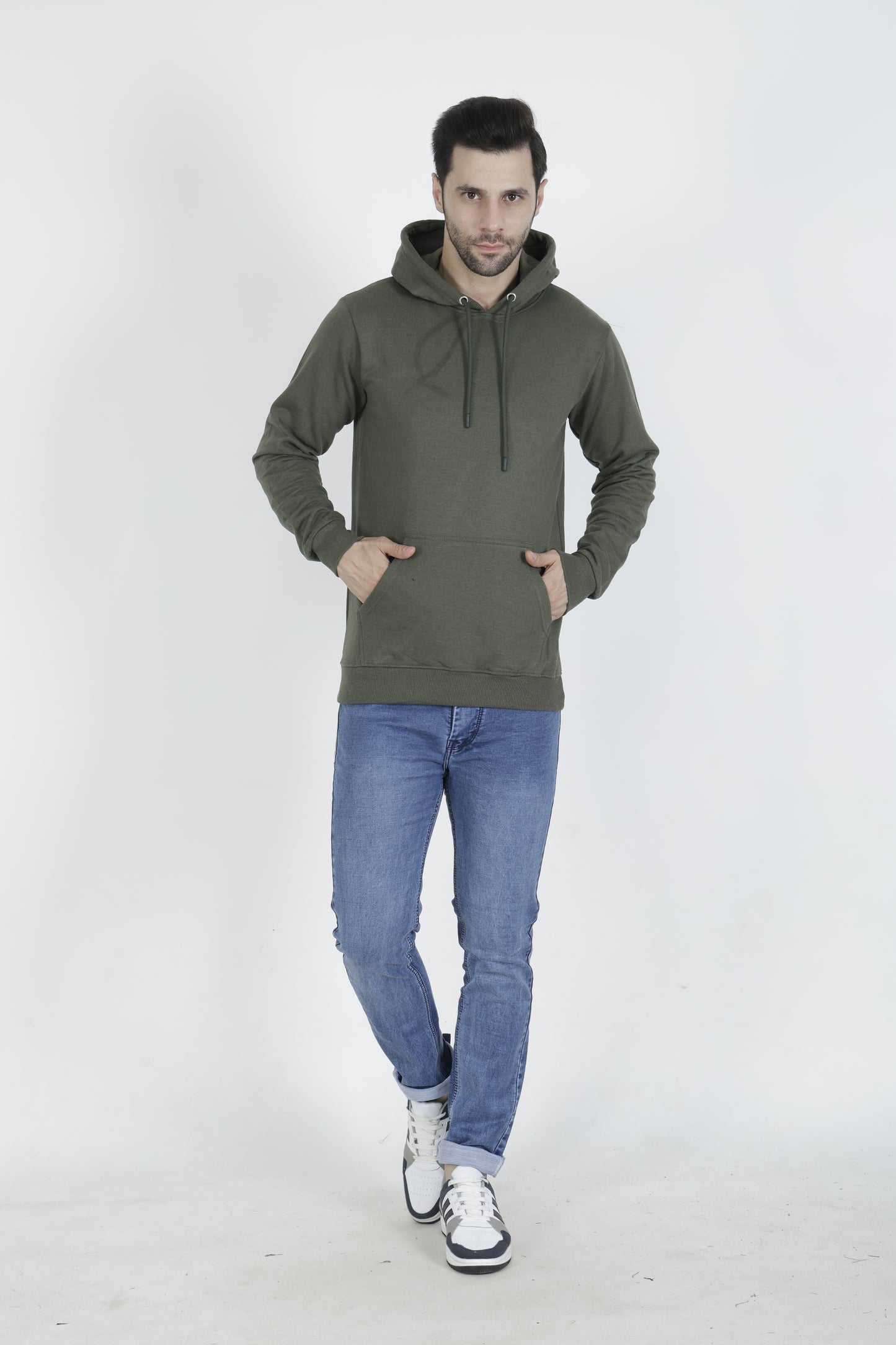 Premium Quality Hoodies for Men in Millitary Green