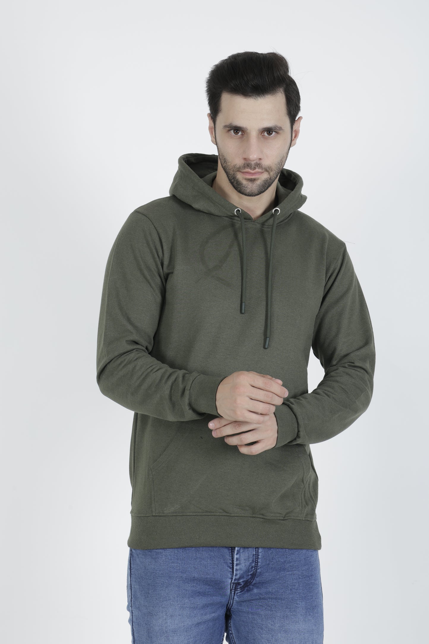 Premium Quality Hoodies for Men in Millitary Green