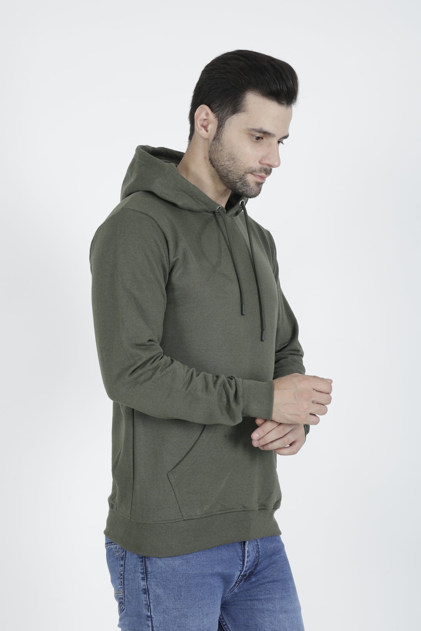 Premium Quality Hoodies for Men in Millitary Green