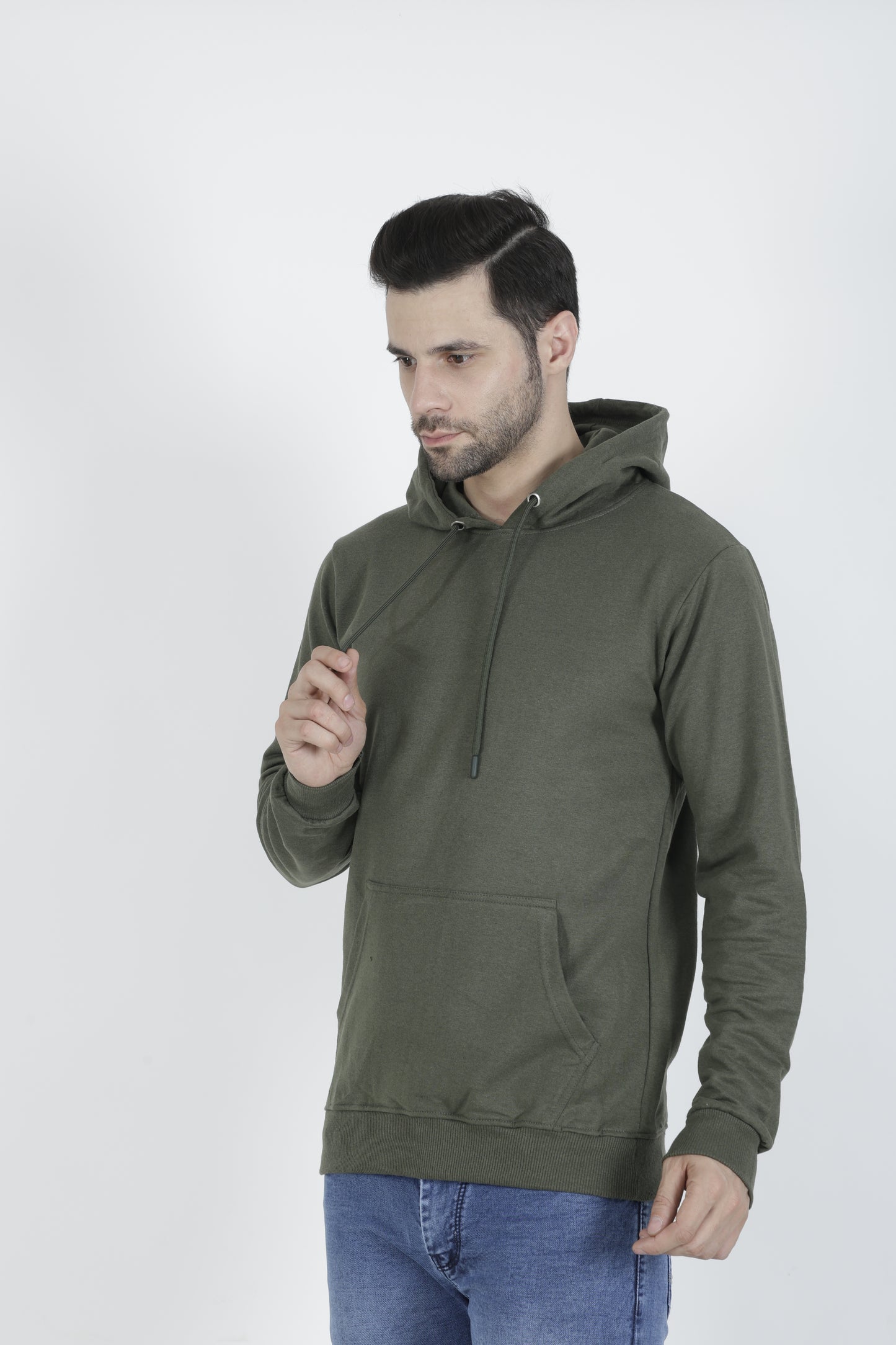 Premium Quality Hoodies for Men in Millitary Green