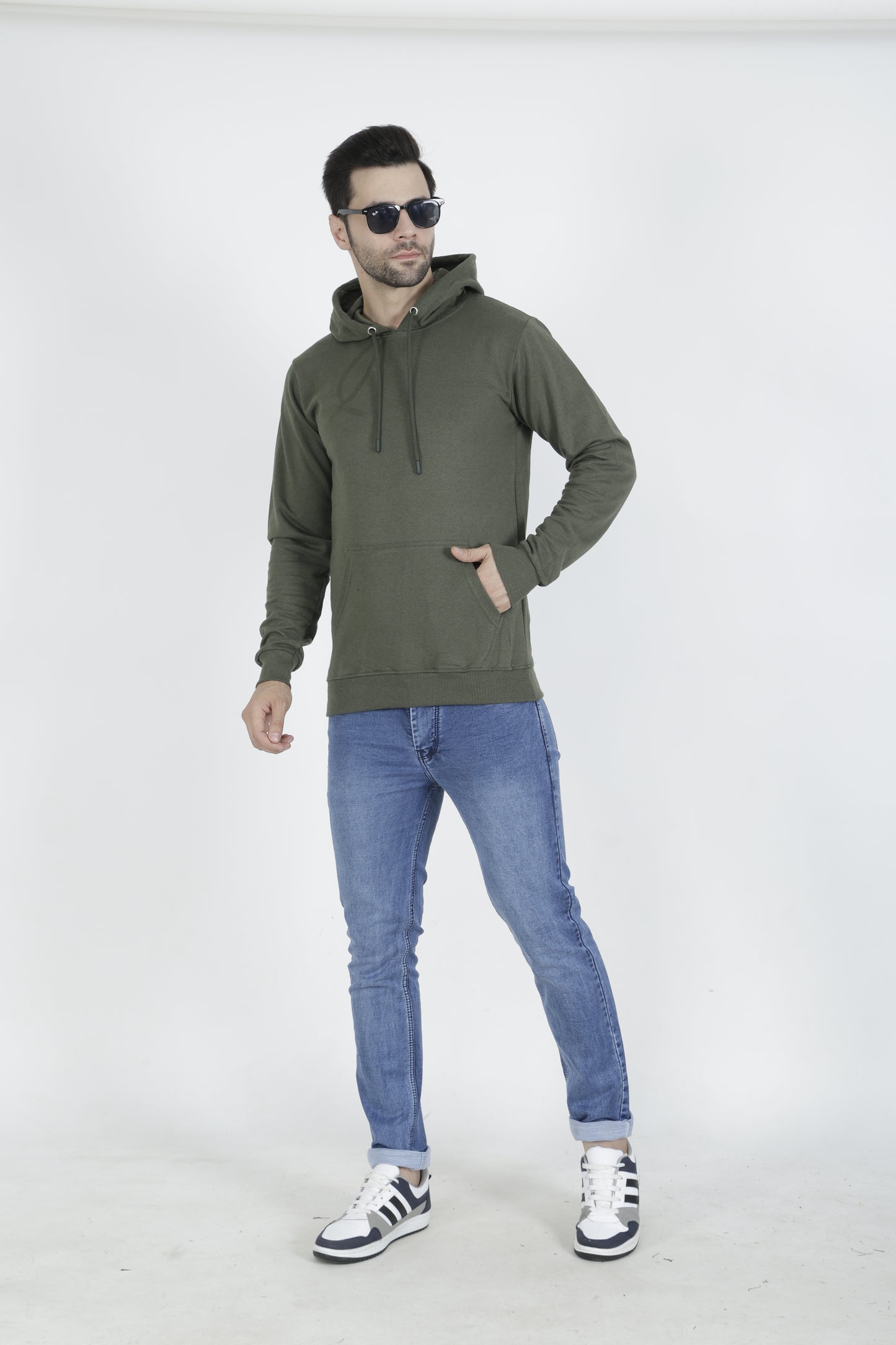 Premium Quality Hoodies for Men in Millitary Green